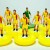 Subbuteo Andrew Table Soccer Melchester Rover yellow on classic Hasbro Bases